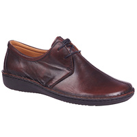 Półbuty damskie skórzane wiązane Syrena SWB 160 kabir