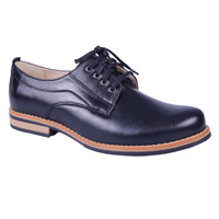 Damskie półbuty skórzane marki Syrena SWB 22010 czarne