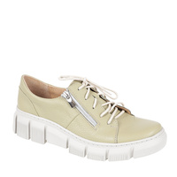 Półbuty damskie skórzane w kolorze zielonym Syrena Comfort SH 413