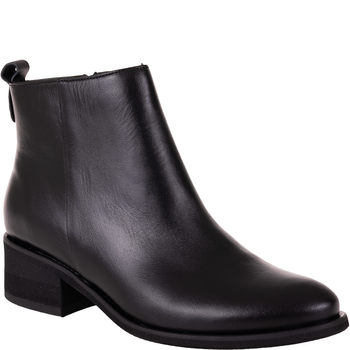 Komfortowe botki damskie skórzane Syrena SPU B-273 czarne