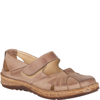 Przewiewne półbuty na rzepy Syrena SST 1705/A cappuccino