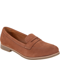 Półbuty Syrena SST 1758 brązowe, skóra naturalna nubuk