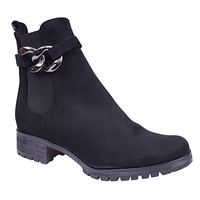 Polskie botki na obcasie ocieplane z linii Eco model EDA 313 czarne