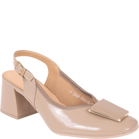 Beżowe sandały marki Syrena SGO 2099 - skóra naturalna