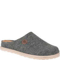 Kapcie damskie INBLU CS000047 zielone - filcowe