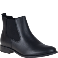 Wygodne botki damskie skórzane Syrena SWB K-265 czarne