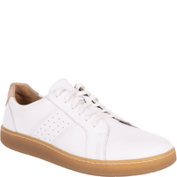 Białe półbuty męskie barefoot skórzane Syrena SH 829