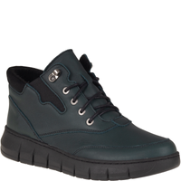 Botki damskie skórzane Syrena SH 561 zielone | Polska marka