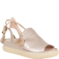 Sandały damskie Syrena SLA 970 szampan, skóra licowa