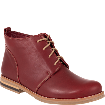 Botki damskie zimowe marki Syrena SST 4000/D bordowe