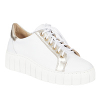 Półbuty damskie skórzane marki Syrena SST 1772 białe