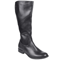 Kozaki  skórzane damskie Syrena K-243 czarne