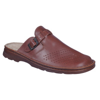 Komfortowe klapki męskie SYRENA SH 011 brąz