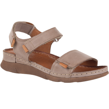 Sandały skórzane damskie marki Syrena SST 990 cappuccino