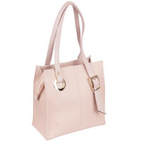 Beżowa torebka damska ze skóry ekologicznej - elegancka i praktyczna SYRENA 1749