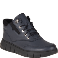 Botki damskie skórzane Syrena SH 561 granat | Polska marka