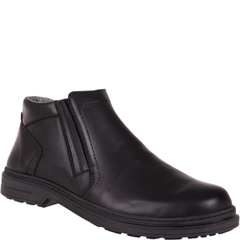 Trzewiki męskie Syrena SH 886 czarne – skóra naturalna